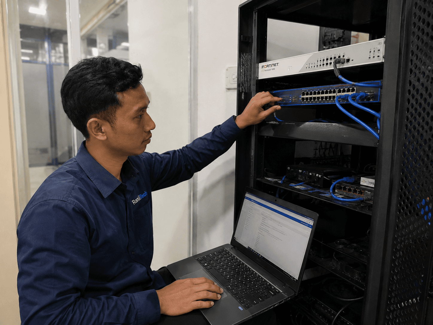 Network Configuration & Check - dokumentasi jasa instalasi jaringan RaniTech