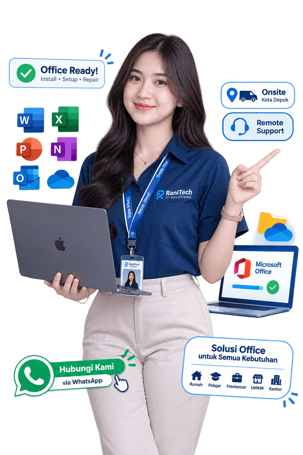 Konsultasi jasa instal Office Depok bersama RaniTech